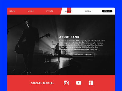 BRMC Website - Animation animation clean concept flat gif minimal motion ui ux web website