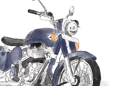 Atlas Wealth Art motorcycle