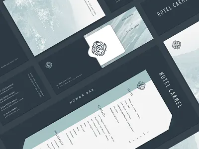 Hotel Carmel - Brand Collateral - 2 branding california carmel collateral design hotel identity logo mark print rinker stationary