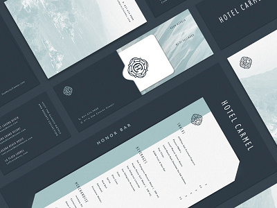 Hotel Carmel - Brand Collateral - 2 branding california carmel collateral design hotel identity logo mark print rinker stationary