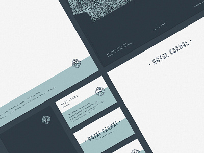 Hotel Carmel - Brand Collateral - 1 branding california carmel collateral design hotel identity logo mark print rinker stationary