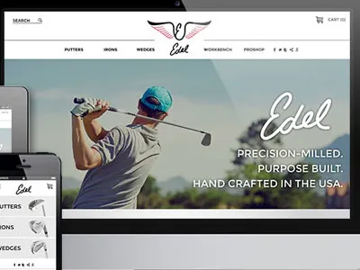 Edel Showcase design development e commerce responsive ui ux web