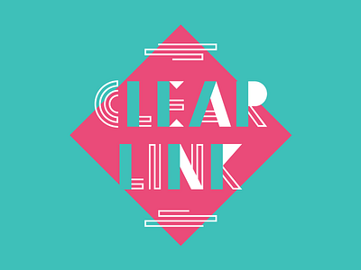 Clearlink T-Shirt Design A 80s 90s clearlink old school t shirt typography