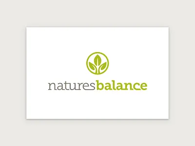 Natures Balance Logo balance leaf leaves logo nature