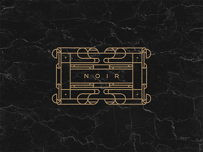 Marble Noir black geometric gold line marble pattern stars texture type typography vector