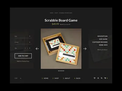 Product UI bold clean e commerce product ui