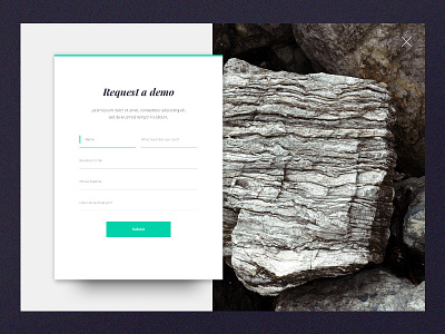 Request a demo Page