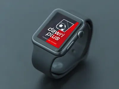 Dawri Plus iWatch concept football iwatch ott play red soccer teams ui ux