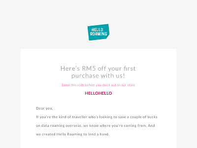 Hello Roaming Newsletter emails newsletter