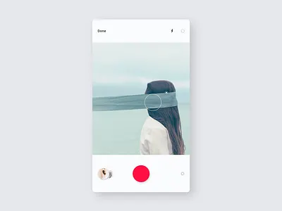 iTag / Camera app application cam camera concept design ios itag minimal mobile ui ux