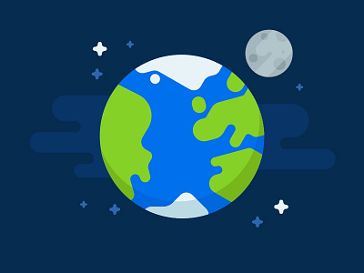 World earth illustation planet space world