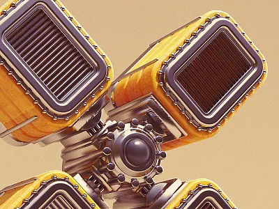 Sci-fi thing X c4d cinema 4d concept concept art digital art illustration photoshop scifi type x