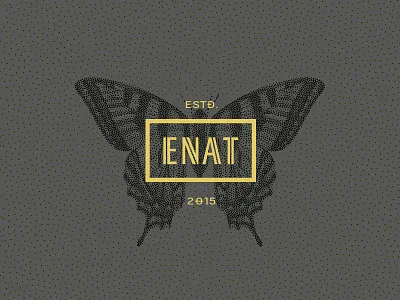 ENAT branding fashion leather logo retail