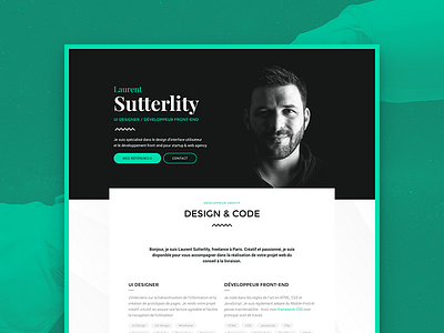 Sutterlity Portfolio portfolio ui design
