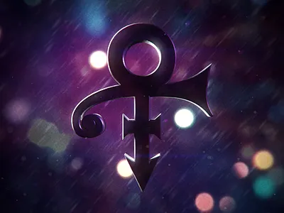 Purple Rain 3d cinema 4d photoshop prince rip