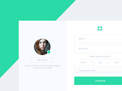 Complete Profile form picture profile