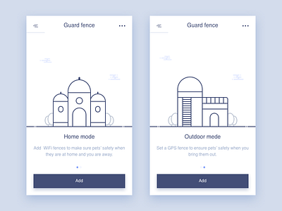 Poof／Guard Fences app chat data dog icon messages poof rankings sketch ui