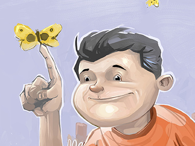 Hey Lil' Guy character design childrens book illustration digital painting illustration