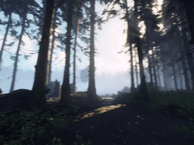 Cryengine Test 1 cryengine deer forest lake woods