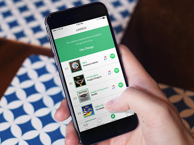 NoiseHub Jukebox app apple music iinnovate jukebox music noise noisehub screen social sound spotify ui