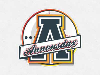 Annonsdax Sport annonsdax logo quad sport sticker