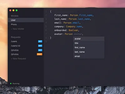 Beacon api app beacon dark desktop mac