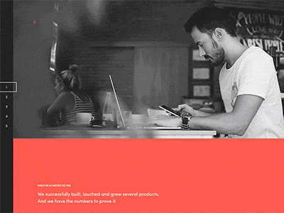 swarm_final agency animated flat landing page principle software house startup