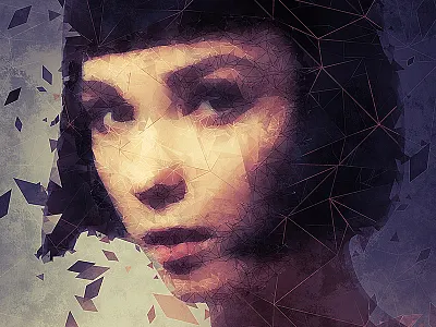 Low Poly Art Photoshop Action 3d abstract action low poly modern photo effect photo style photoshop polygon polygonal shapes style