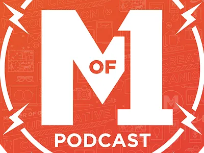Mof1 Podcast Logo Magnet design entertainment film fun games information inspiration logo podcast toys tv