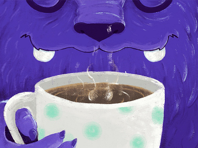 C O F F E E ~ ☕️ art coffee digital illustration portrait sketch