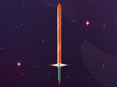 Ice 80s crystal galaxy game of thrones ice lasers sci fi space stars sword