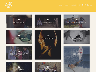 Out with the old, in with the new... website! branding movie website personal website photographer website videographer website web design web development wordpress