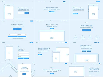 Header wireframes illustrator photoshop psd sketch ui kit web design website wireframe