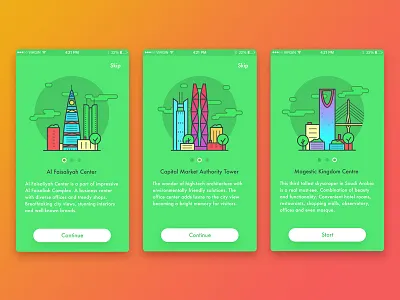 Ryiadh Tour Guide android appdesign graphicdesign help illustration interatction interface ios ipad tutorial ui ux