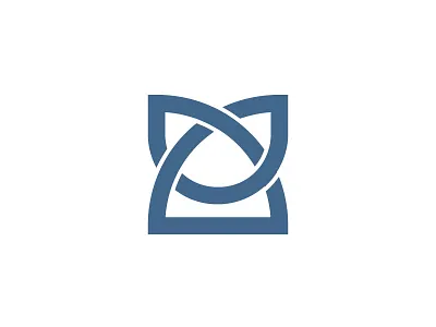 Logo mark design for an insurance company a fairness flower geometry grid nature piscis square triangle u vesica