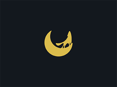 Howling Wolf animal howling minimal moon night wild wolf