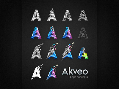 Logo Concepts concept geometric graphic illustrator logo logo design logotype poly polygonal type vector