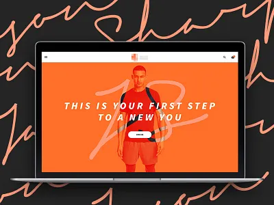 Personal Trainer Landing Page dzoan fitness gym landing personal pt trainer ui website