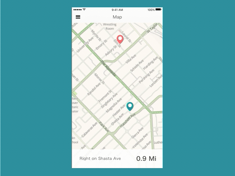 DailyUI - #029 - Map 029 dailyui map ui