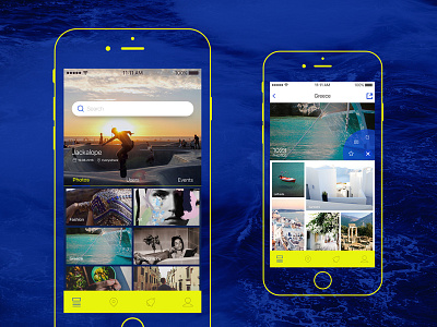 App Concept design events ios iphone mobile ui ux