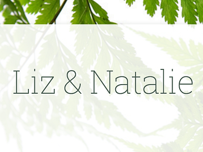 Wedding Site nataliz sword ferns wedding