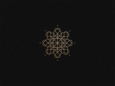 Sun black branding design geometric gold illustrator logotype star