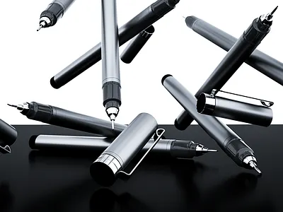 3D Copic Pens 3d 3d composition art artwor c4d cinema4d copic pen