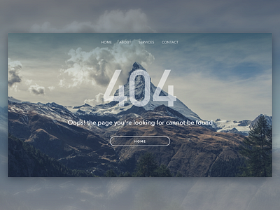 Daily UI #008 - 404 404 dailyui design error ios web website