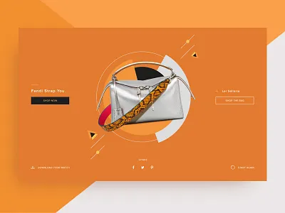 Fendi Strap You #2 bags design fashion fendi orange ui ux