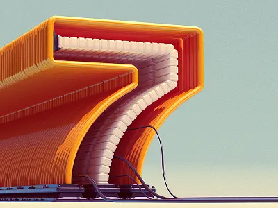 Circuit 7 7 c4d cinema 4d concept concept art digital art illustration photoshop scifi type