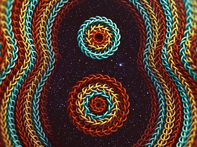 Space Thread 8 8 c4d cinema 4d concept concept art digital art illustration photoshop space type