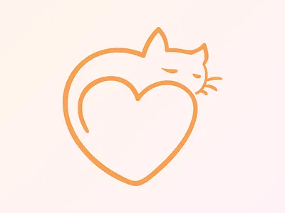 love kitty cat heart logo love sad sick tattoo