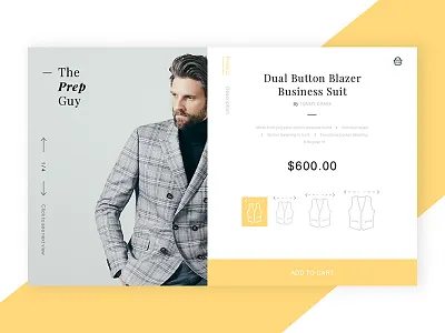 Ecommerce Product concept brand clothing ecommerce layout product shop store ui ux web website