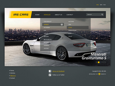 IRS CARS cars responsive design uiux